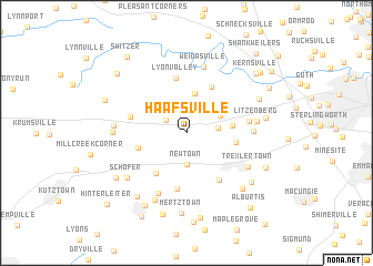 map of Haafsville