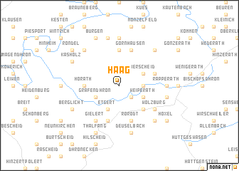 map of Haag