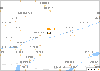 map of Haali
