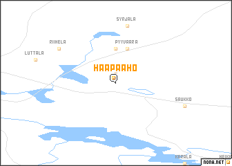 map of Haapa-aho