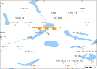 map of Haapaniemi