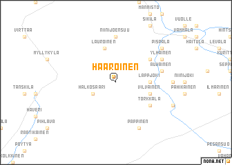 map of Haaroinen
