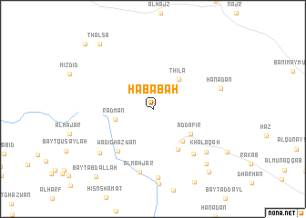 map of Ḩabābah