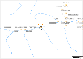 map of Habach