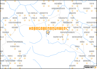 map of Habagabena Number 2