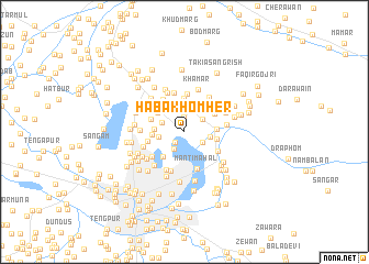 map of Habak Homher