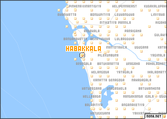 map of Habakkala