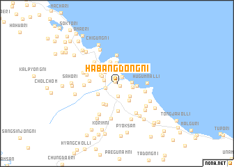 map of Habangdong-ni
