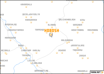map of Ḩabash