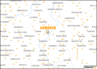 map of Habbane