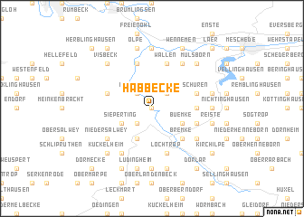 map of Habbecke