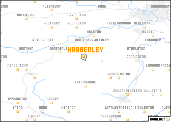 map of Habberley