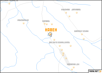 map of Ḩabeh