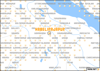 map of Hābeli Rājāpur
