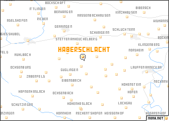 map of Haberschlacht