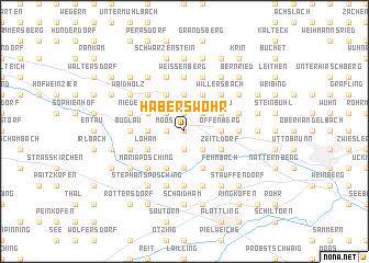 map of Haberswöhr