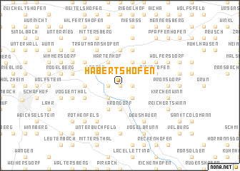 map of Habertshofen