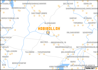 map of Ḩabībollāh