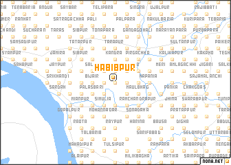 map of Habibpur