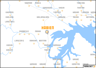 map of Hạ Biên