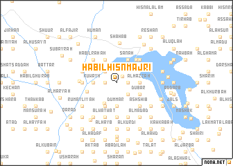 map of Ḩabīl Ḩişn Majri