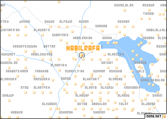 map of Ḩabīl Rafa