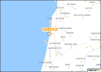 map of HaBonim