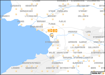 map of Habo