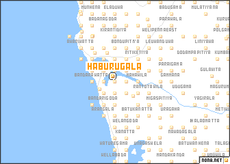 map of Haburugala