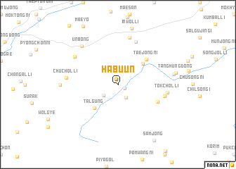 map of Habuun