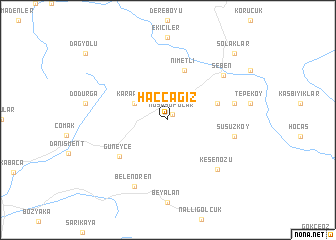 map of Haccağız