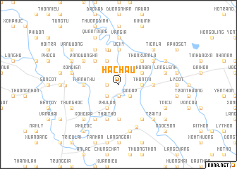 map of Hà Châu