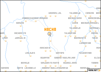 map of Hacha