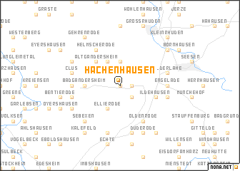 map of Hachenhausen