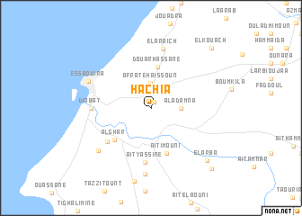 map of Hachia