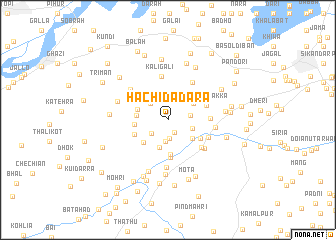 map of Hachi da Dara