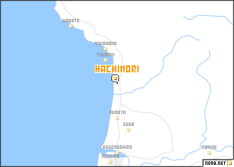 map of Hachimori