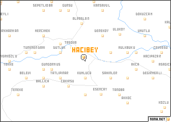 map of Hacıbey