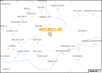map of Hacıbozlar