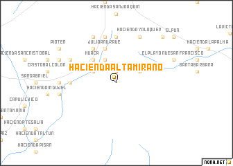 map of Hacienda Altamirano