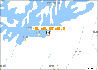 map of Hacienda América