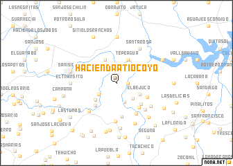 map of Hacienda Atiocoyo