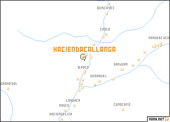map of Hacienda Callanga