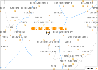 map of Hacienda Carapale