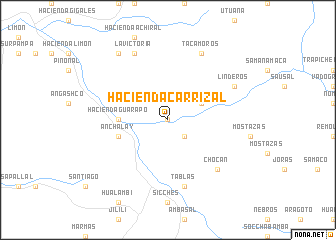 map of Hacienda Carrizal