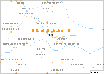 map of Hacienda Celestina