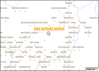map of Hacienda Chanin
