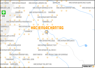 map of Hacienda Chantag