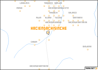 map of Hacienda Chisinche