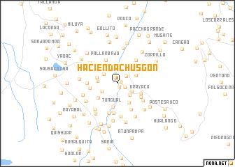 map of Hacienda Chusgón